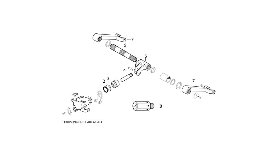 Fordson Nostolaiteakseli D 1 Web