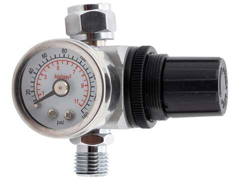 TRYCKREGULATOR MED MÄTARE 1/4"