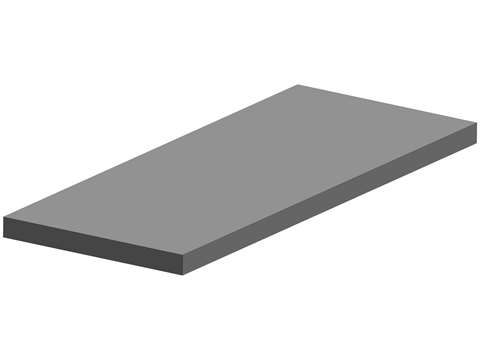 ALUMINIUM PLATTSTÅNG 4X40X2000