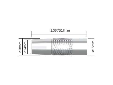 GASMUNSTYCKE 14MM 5ST KEMPPI