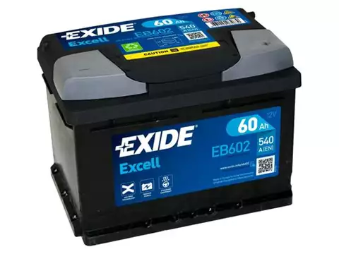 EB602 EXIDE EXCELL 60 Ah FRI FRAKT